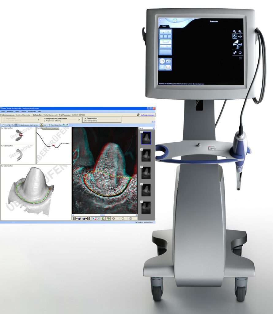 2009 CAD Design im Lava COS System mit echter 3D-Animation Scanner
